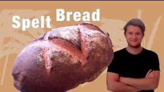 Easy Wholemeal Spelt Bread Recipe [upl. by Pantia]