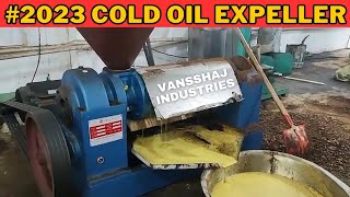 Cold Press Expeller  Oil Expeller Machine  2023 Oil Mill  सबसे ज्यादा तेल निकालने वाली तेल मिल [upl. by Bowden75]