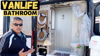 Awesome Winnebago Travato Bathroom Modification amp Camper Van Tour [upl. by Hnahc316]