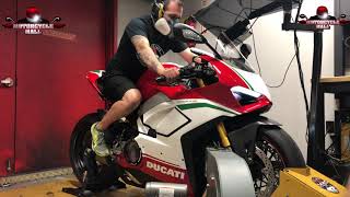 Ducati Panigale V4 Speciale  Full Akrapovic Dyno [upl. by Raamal]