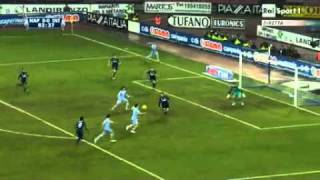 HIGHLIGHTS NapoliInter 260111  Coppa Italia [upl. by Kurr]