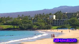 Hapuna Beach Hawaii Prince Resort Beach View [upl. by Aliuqaj]