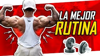 Cómo entrenar ESPALDA solo con MANCUERNA🥇🔥EN GYM O CASA cómo sacar ESPALDA solo con MANCUERNA [upl. by Nivak]