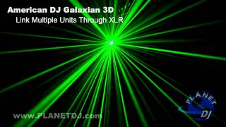 American DJ GALAXIAN3D Multiple Beam Laser  Planet DJ Showroom [upl. by Niletak]