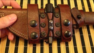 Hedgehog Leatherworks  Becker BK2 Leather Sheath by Hedgehog Leatherworks [upl. by Kary805]