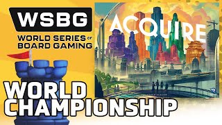 Acquire World Series Championship  4 players compete for the RING WSBG 2024 [upl. by Peters]