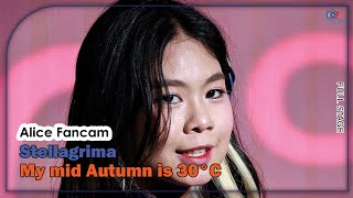 Fancam Alice Stellagrima＊  Full Stage  My mid Autumn is 30°C 12102024 [upl. by Ajnotal450]