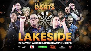 2024 WDF Lakeside World Championship Draw [upl. by Onoitna]