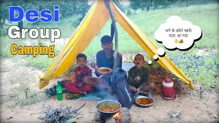 Group camping in forest  camping in india  camping videos [upl. by Estella]