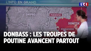 Donbass  les troupes de Poutine avancent partout｜LCI [upl. by Nwahsuq]