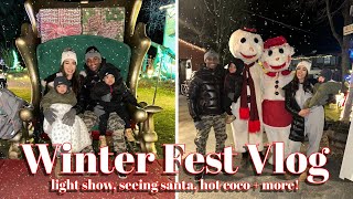 VISITING SANTA AT THE NORTH POLE So Much Fun Vlogmas Day 22 [upl. by Adas]