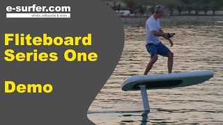 Fliteboard Series One electric foil review [upl. by Jessamine]