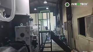 LDPE film compacting and pelletizing recycling machine [upl. by Ayeki575]