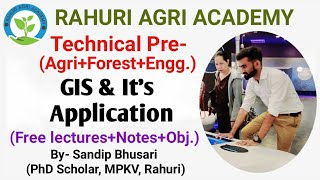 GIS amp Its Application for Technical Pre AgriForestEngg amp Rajyaseva MPSC By Sandip Bhusari [upl. by Gilberto]