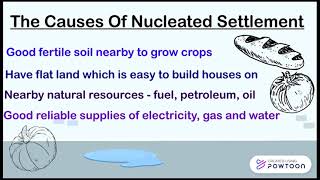 Causes of nucleated settlements [upl. by Latashia]