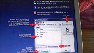 Password Reset 45 password removal instructions [upl. by Lacsap750]