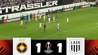 FCSB vs LASK 11  Playoff UEFA Europa League 202425  Repere meciuri [upl. by Mobley]