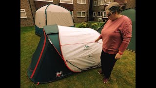 Our tent review Decathlon Quechua 2 Seconds 3XL Fresh amp Black pop up tent quechua [upl. by Fiske]