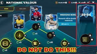 AVOID THIS MISTAKE AT ANY COST IN NATIONAL VALOUR EVENT NEW EXCHANGES FC MOBILE 24 [upl. by Savanna344]