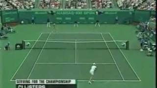 Maria Sharapova vs Kim Clijsters 2005 Miami Highlights [upl. by Ocihc824]