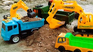 Excavator Dumper truck kids lover tractor swaraj tractor Container Truck  Oct 14 20241105 AM [upl. by Aihtenyc]