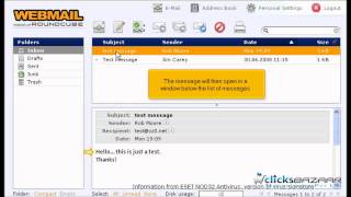 How to open an email message in RoundCube [upl. by Iglesias]