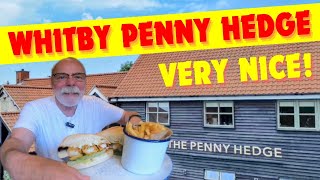 FISH GOUJONS AND CHIPS AT THE PENNY HEDGE WHITBY REALLY GOOD [upl. by Ordnasela]