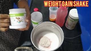 Herbalife weight Gain Shake preparation హెర్బాలైఫ్ బరువు పెరుగుట షేక్ తయారీ herbalife [upl. by Restivo]