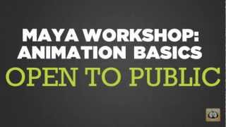 An Overview of Animation Mentors Maya Workshop Animation Basics [upl. by Namyl]