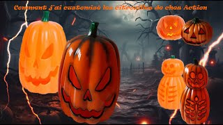 Comment jai customisé les citrouilles de chez Action [upl. by Alket266]