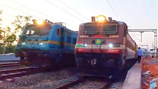 A Goods Train Overtaked Keralas Slowest Train Malabar Express [upl. by Byrom328]