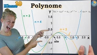 Polynome Funktionen  Klasse 10 ★ Wissen [upl. by Cita]