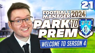 3 PROMOTIONS IN A ROW  Park To Prem FM24  Episode 21  Football Manager 2024 [upl. by Claribel]