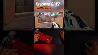 Keychron Q1 V2 in Valorant POV with Razer Viper v2 Pro [upl. by Eesac496]