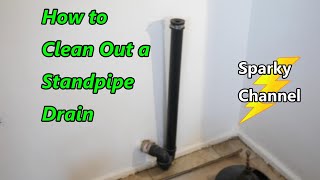 How to Clean Out a Washer Standpipe Drain [upl. by Hajin]