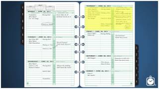 Closer Look DayTimer® 2PagePerWeek Planner Format [upl. by Oahc]