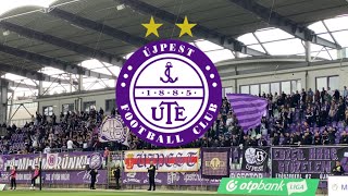 Újpest FC  ZTE FC  Ultras Újpest  16042022 [upl. by Zilber]