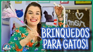 4 BRINQUEDOS PARA GATOS  DIY  The Pet Lady [upl. by Slade]