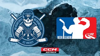 No Regretzkys VS Vikings  Div 3  14th September  IceHQ Beer League ice hockey [upl. by Sum]