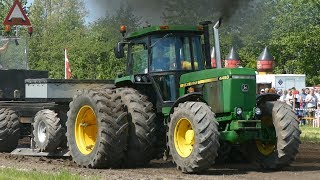 John Deere 4450 6900 7810 7830 7930 8100 8345R 8520 amp 8530 Pulling Hard  Pulling DK [upl. by Kingsly408]