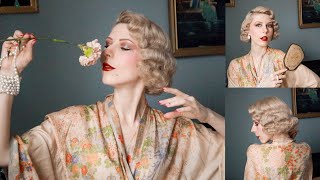 1920s Hairstyle Tuto l Queenie Goldstein Hair Tutorial l 20s Hairstyle [upl. by Attebasile]