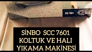 SİNBO SCC 7601 7602 KOLTUKHALI YIKAMA MAKCam Silme PART I [upl. by Adara]