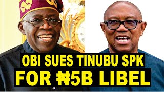 Peter Obi Demands ₦5bn Compensation From Tinubu Spokesman For Defamatory amp Libelous Statements [upl. by Yhtnomit71]