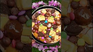 Chocolate pizza recipe youtubeshorts chocolate pizza trending viral shorts oreo candy yt [upl. by Bicknell]