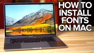 How to Install Fonts on Mac [upl. by Camellia]