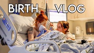 BIRTH VLOG  Labor amp Delivery Of Our First Baby Home Birth to Hospital [upl. by Oisorbma]