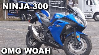 2017 Kawasaki Ninja 300  Review [upl. by Jillene]