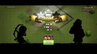 Clash of Clans attack to Win 22 trophies [upl. by Etiam140]