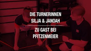 DIE TURNERINNEN SILJA amp JANOAH ZU GAST BEI PFITZENMEIER [upl. by Elehcin]