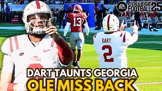 WHY OLE MISS CAN BEAT GEORGIA COLLEGE FOOTBALL 25 ONLINE GAMEPLAY [upl. by Anilac431]